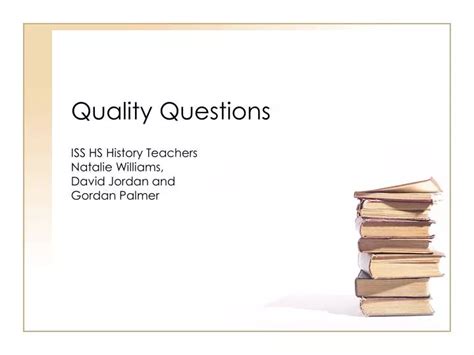 quality quiz questions and answers ppt|Introduction to Quality .